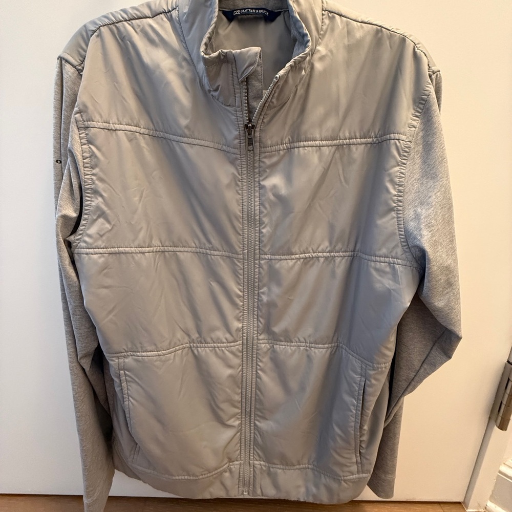 Men's Gray Cutter Buck Jacket M